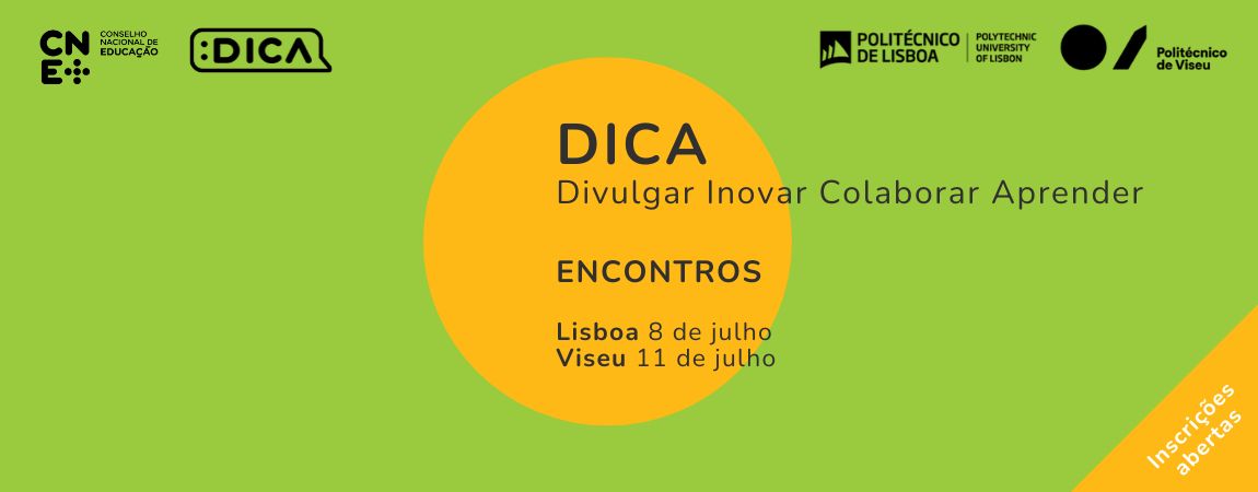 Banner Encontros DICA Inscricoes abertas