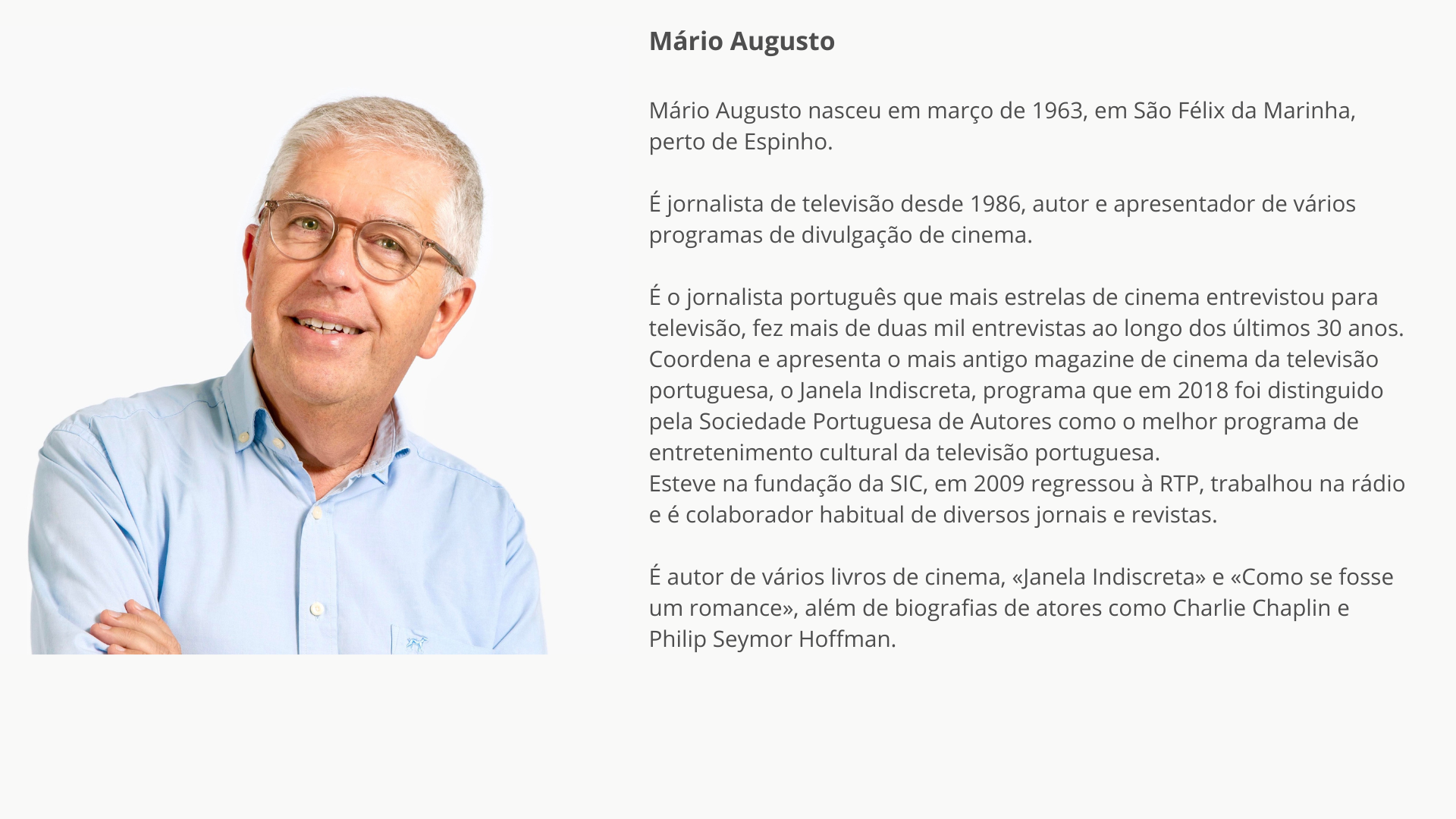 Mario Augusto Imagem shortbio