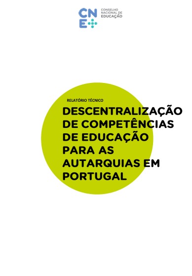 Relatório Técnico | Descentralização de Competências de Educação para as Autarquias em Portugal