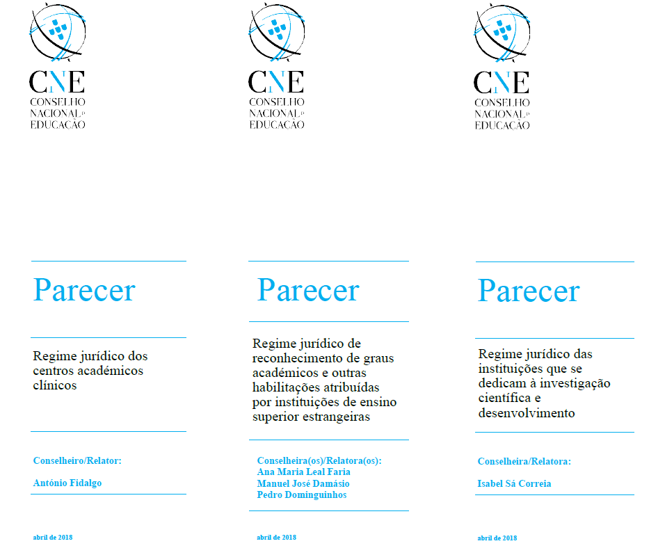 capas pareceres