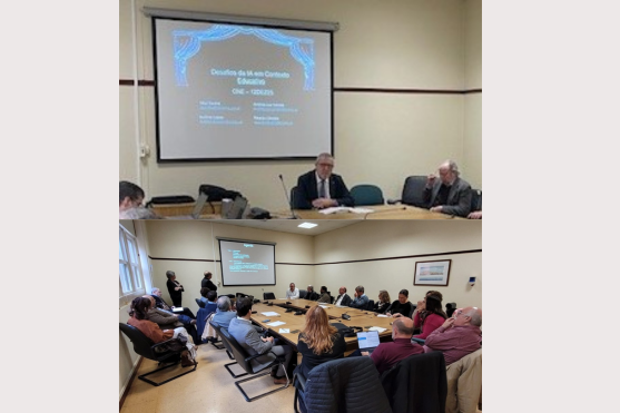 Desafios da Inteligência Artificial (IA) em contexto educativo, abordados num "workshop" no CNE