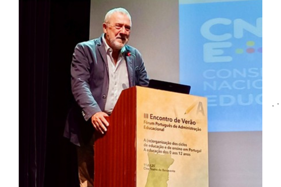Presidente do CNE, Domingos Fernandes, profere Conferência de Abertura no III Encontro de Verão do Fórum Português de Administração Educacional
